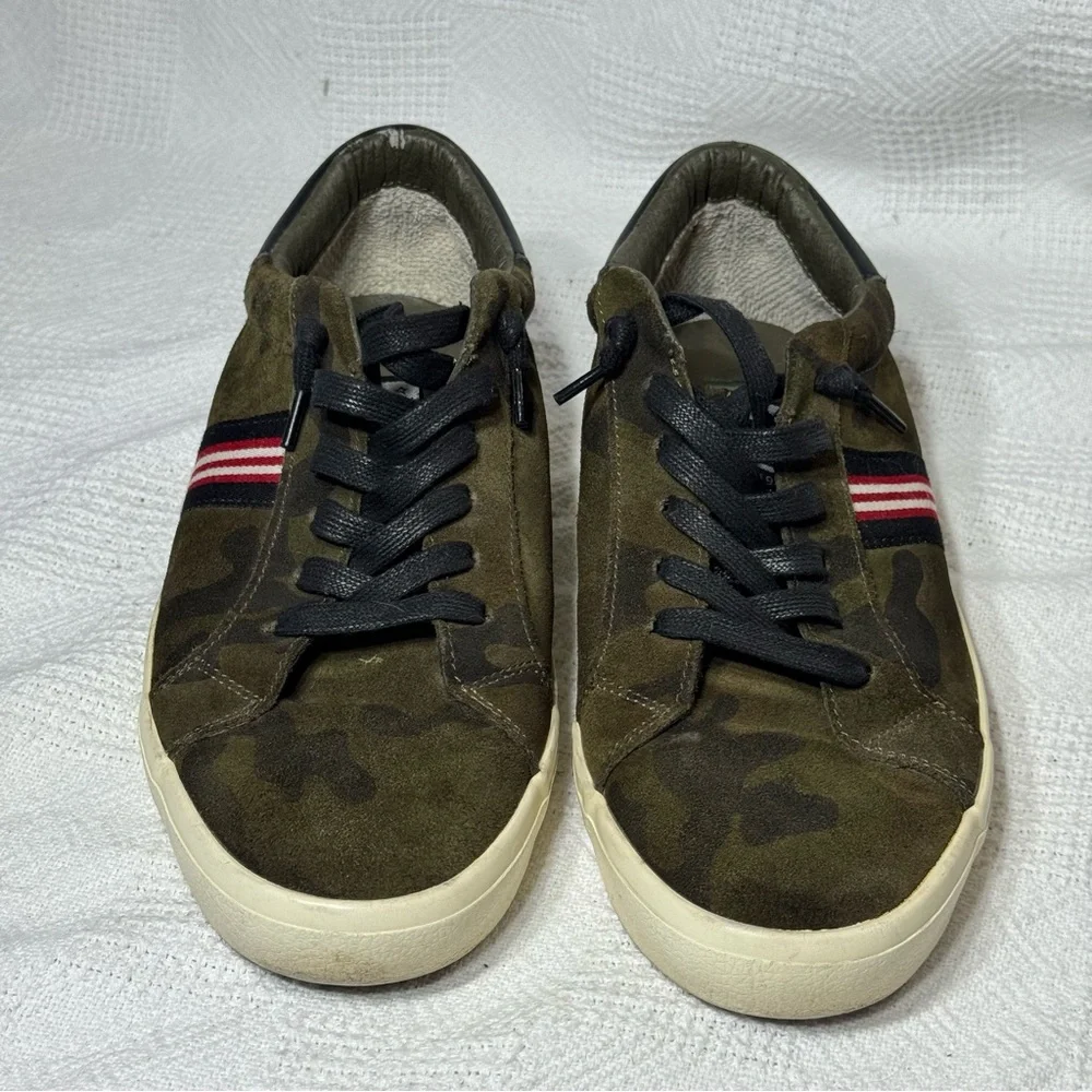 VINTAGE HAVANA Women's Bleeker Wild Army CAMO‎ with Stripe Sneaker Shoes size 10